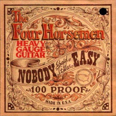 FOUR HORSEMEN NOBODY SAID IT WAS EASY (CD)