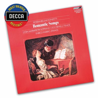 Various artists Romantic Songs By Rossini, Bellini, Doni (CD)