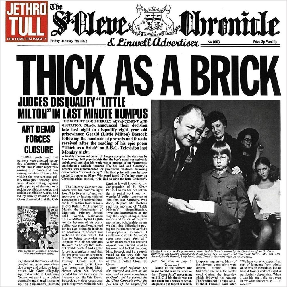 JETHRO TULL Thick As A Brick (Steven Wilson Stereo Mix) (Винил)