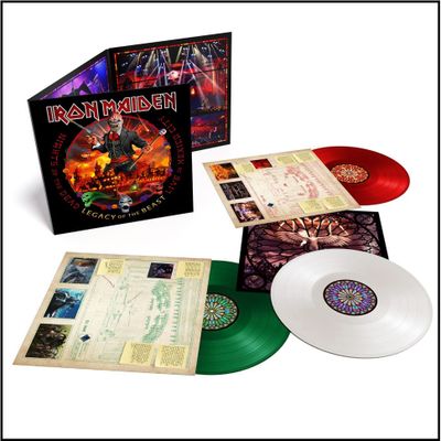 IRON MAIDEN NIGHTS OF THE DEAD - LEGACY OF THE BEAST (coloured) (3Винил)