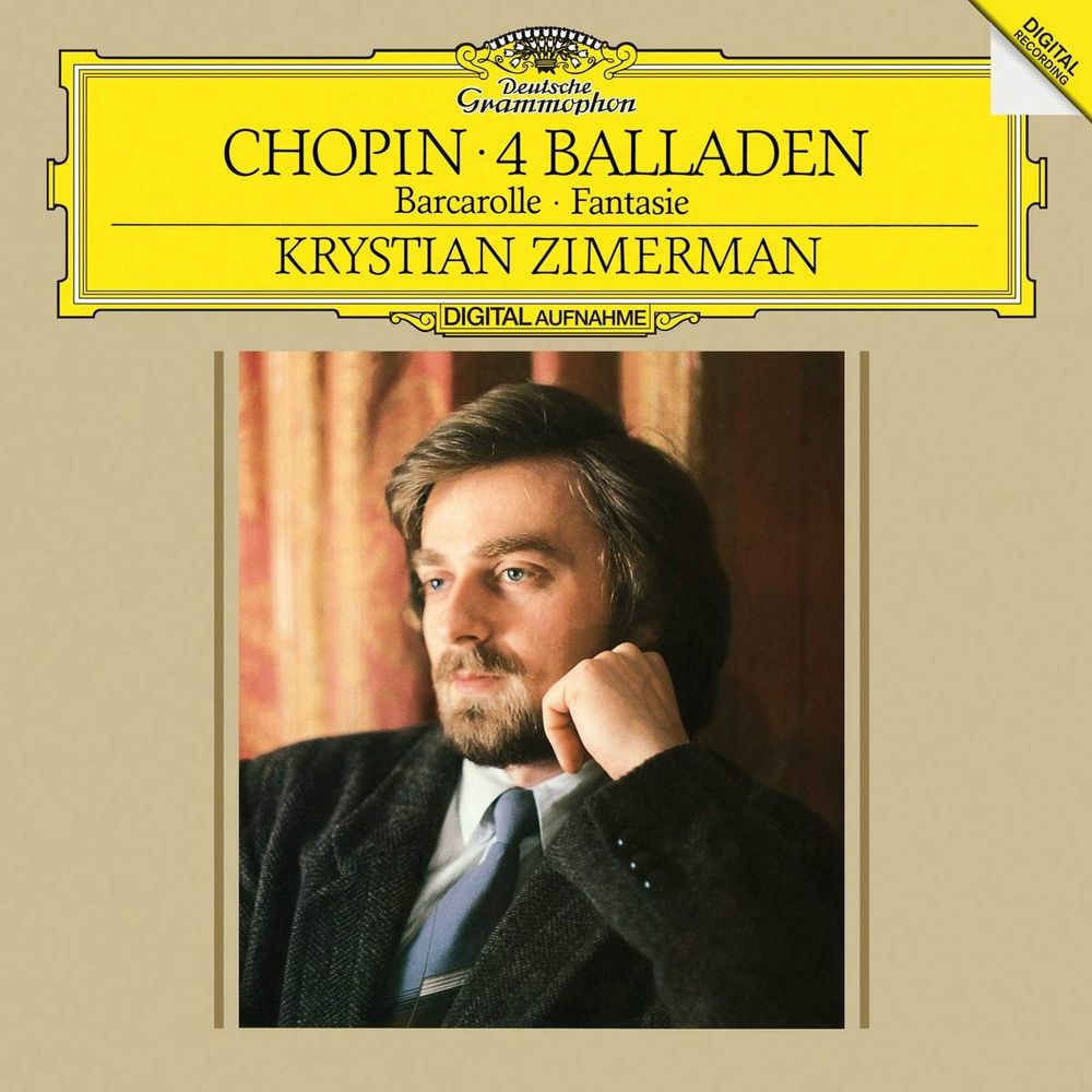 ZIMERMAN KRYSTIAN Chopin: Ballades; Barcarolle; Fantaisie (Винил)