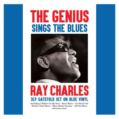 CHARLES RAY THE GENIUS SINGS THE BLUES (BLUE VINYL) (3Винил)